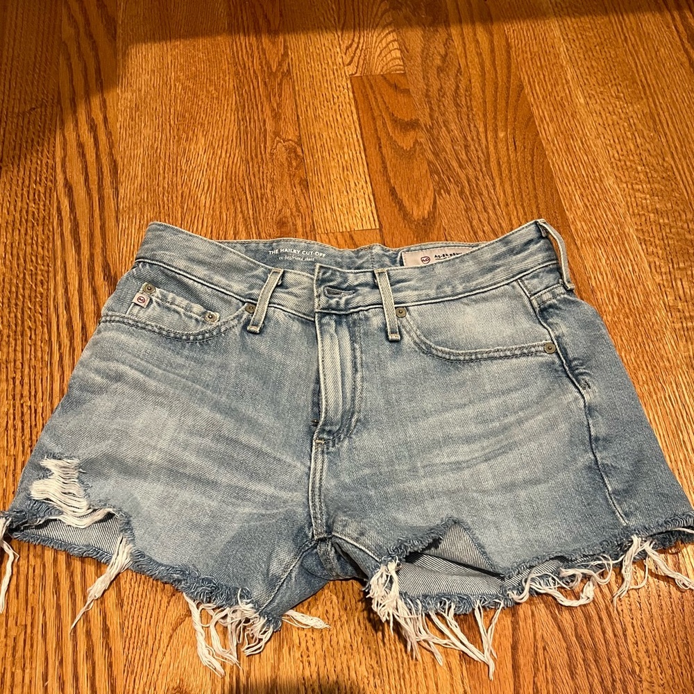 AGOLDEN THE HAILEY CUT-OFF SHORTS